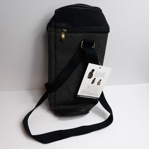 Oak & Olive Vegan Leather Insulated Wine Tube